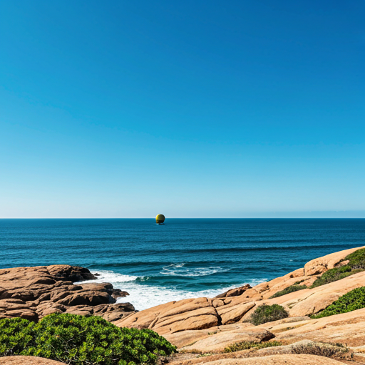 Coastal landscape at Pondicherry