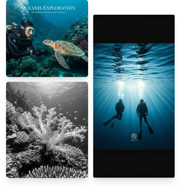 Diver exploring a coral reef in the Bay of Bengal